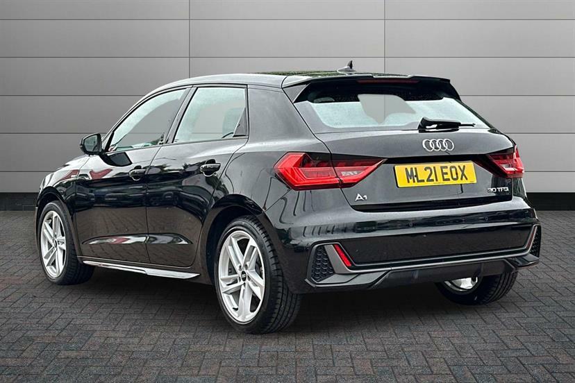Audi A1 30 Tfsi 110 S Line ML21EOX Black #3