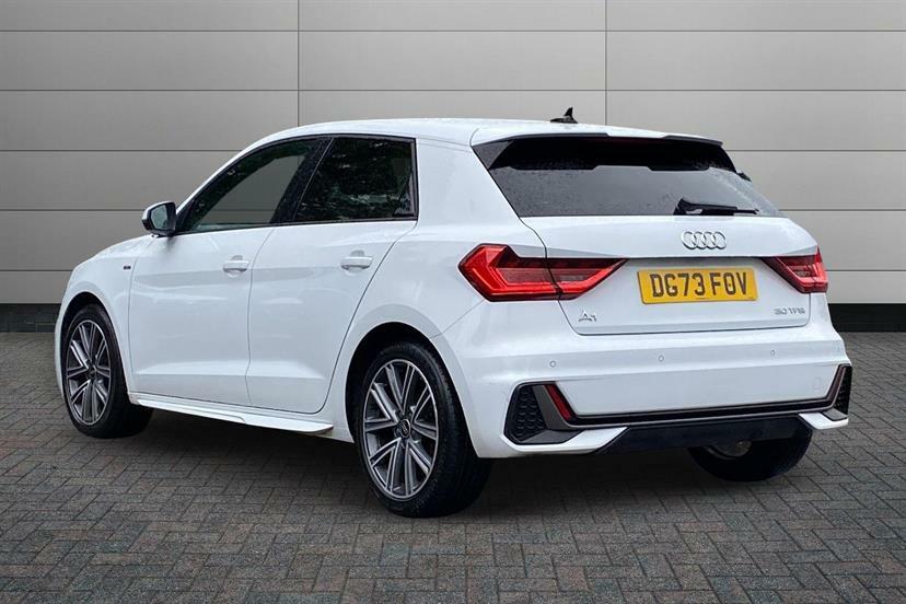 Audi A1 30 Tfsi 110 S Line S Tronic DG73FOV White #3