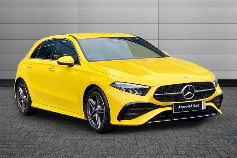 Mercedes-Benz A Class A180 Amg Line Executive Yellow