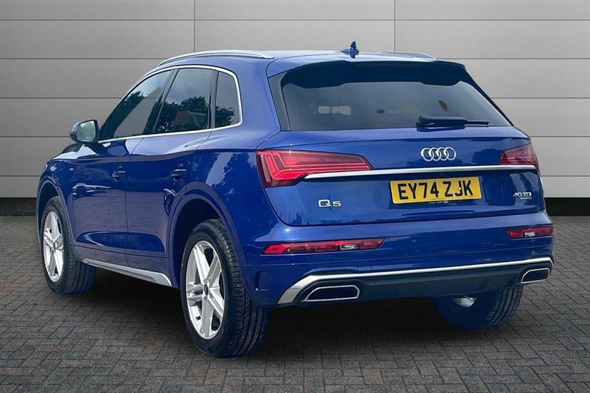 Audi Q5 40 Tdi Quattro S Line S Tronic Tech Pack EY74ZJK Blue #3