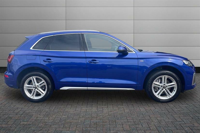 Audi Q5 40 Tdi Quattro S Line S Tronic Tech Pack EY74ZJK Blue #4