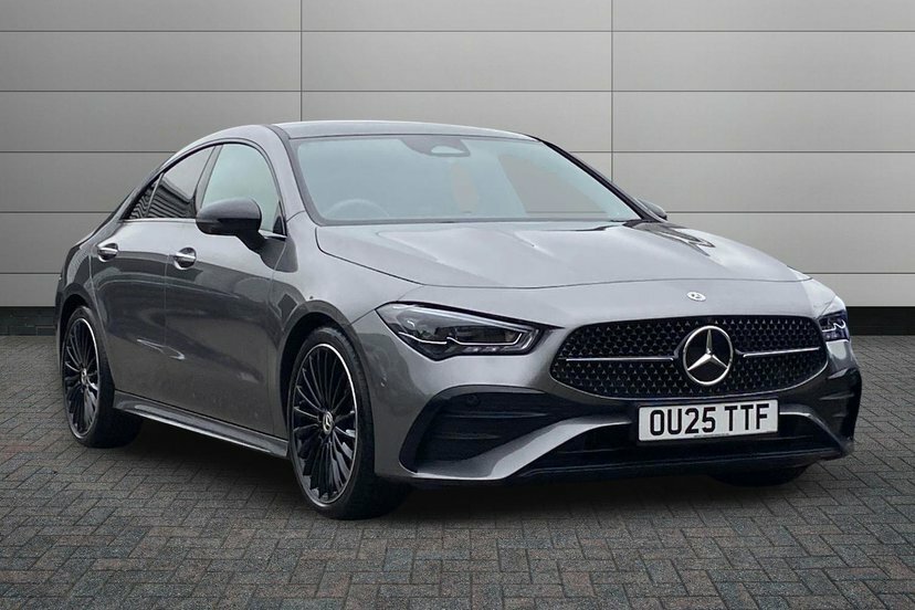 Mercedes-Benz CLA Class Cla180h Mhev Amg Line Premium Plus Coupe Pet Grey