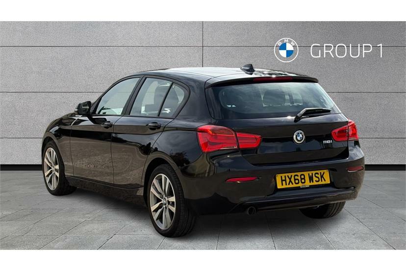 BMW 1 Series 118I 1.5 Sport Navservotronic Step HX68WSK Black #2