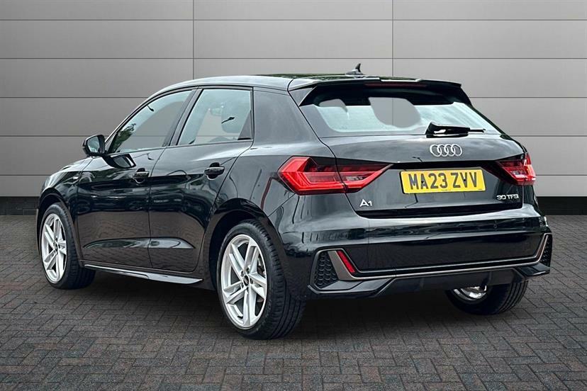 Audi A1 30 Tfsi 110 S Line MA23ZVV Black #3