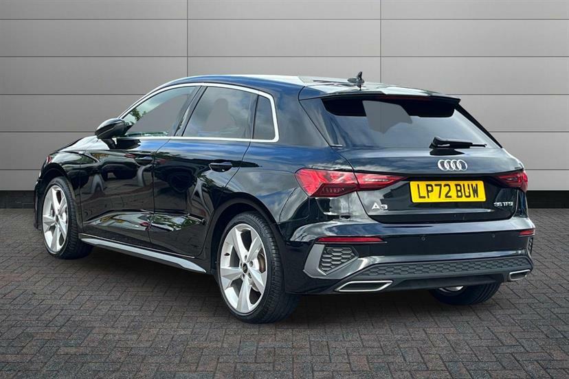 Audi A3 35 Tfsi S Line LP72BUW Black #3