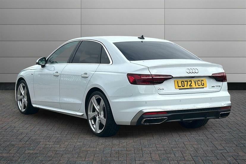 Audi A4 35 Tfsi S Line S Tronic LO72YCG White #3