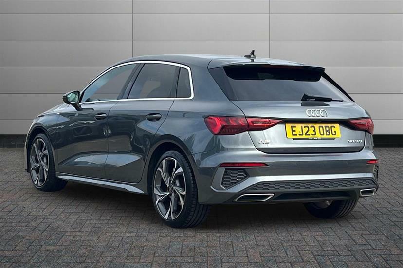 Audi A3 30 Tfsi S Line S Tronic Comfortsound EJ23OBG Grey #3