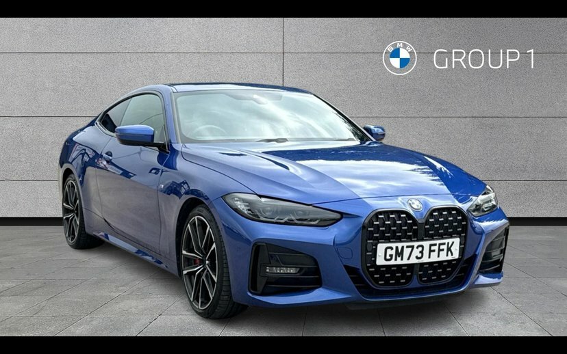 BMW 4 Series Gran Coupe 420I M Sport Coupe Blue