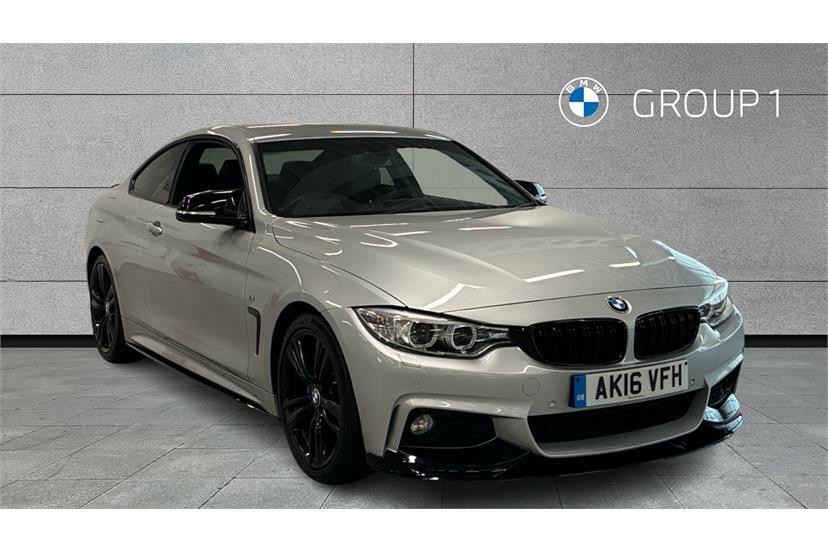 BMW 4 Series 420I M Sport Professional Media Silver