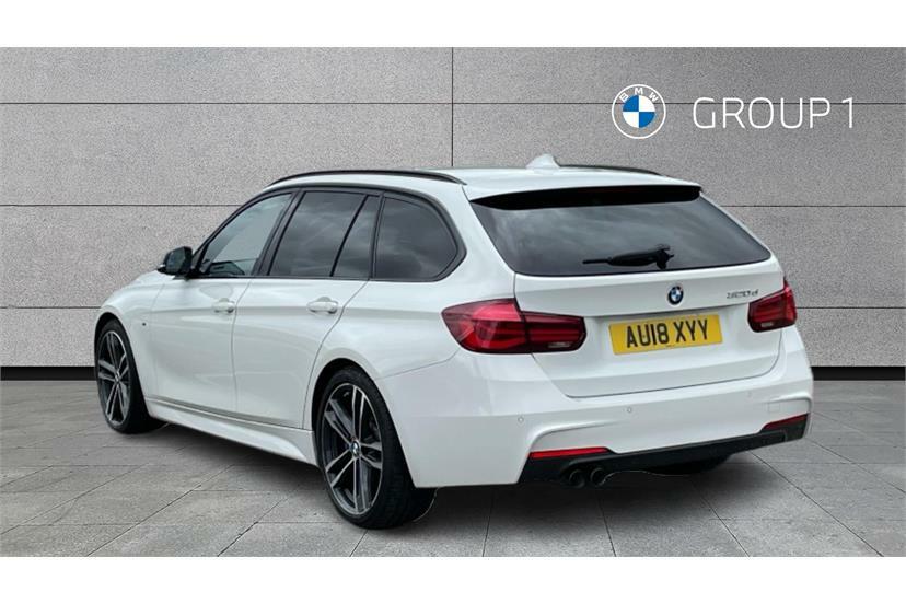 BMW 3 Series 320D M Sport Shadow Edition White #2