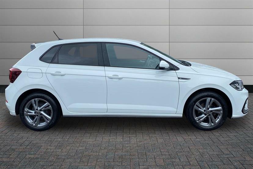 Volkswagen Polo 1.0 Tsi R-line WU73MMK White #4