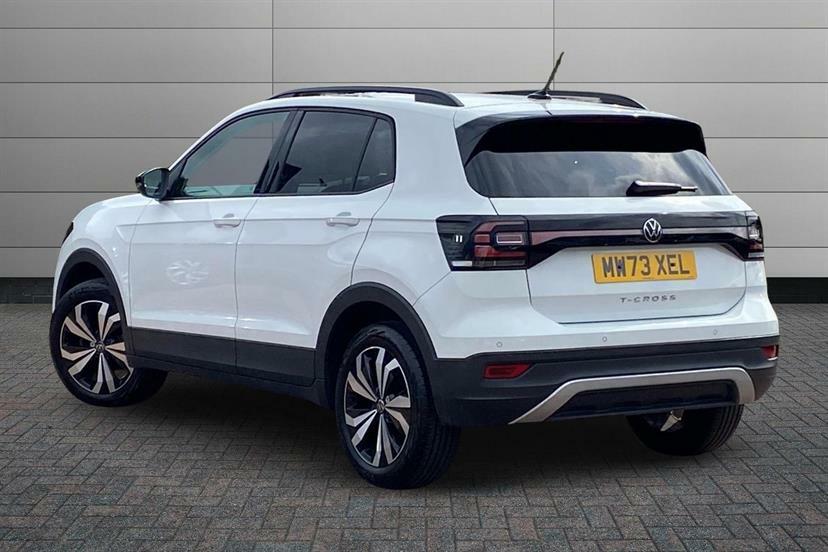 Volkswagen T-Cross 1.0 Tsi 110 Black Edition MW73XEL White #3