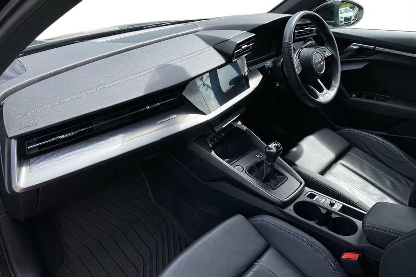 Audi A3 30 Tfsi S Line DE72UWB Black #2