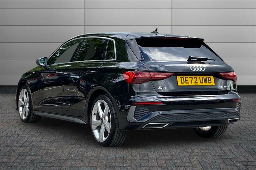 Audi A3 30 Tfsi S Line DE72UWB Black #3