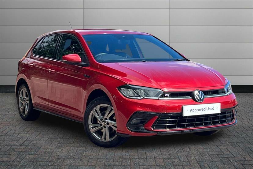 Volkswagen Polo 1.0 Tsi 110 R-line Dsg Red