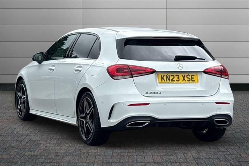 Mercedes-Benz A Class A200d Amg Line Executive KN23XSE White #2