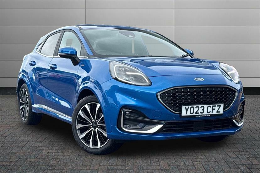 Ford Puma 1.0 Ecoboost Hybr Mhev 155 St-line Vignale Dct Blue