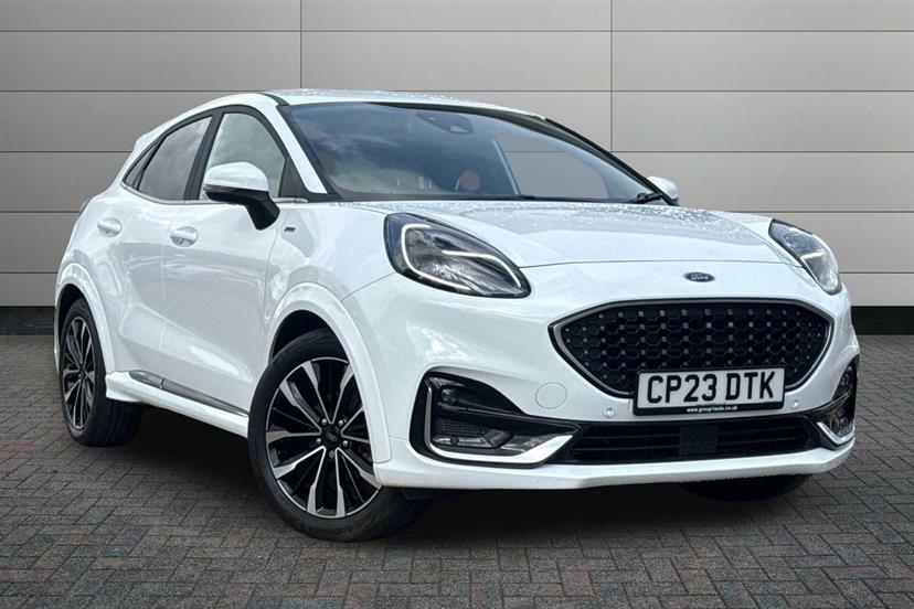 Ford Puma 1.0 Ecoboost Hybr Mhev 155 St-line Vignale Dct White