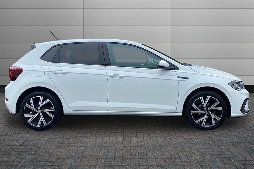 Volkswagen Polo 1.0 Tsi R-line Dsg MK74CTU White #4