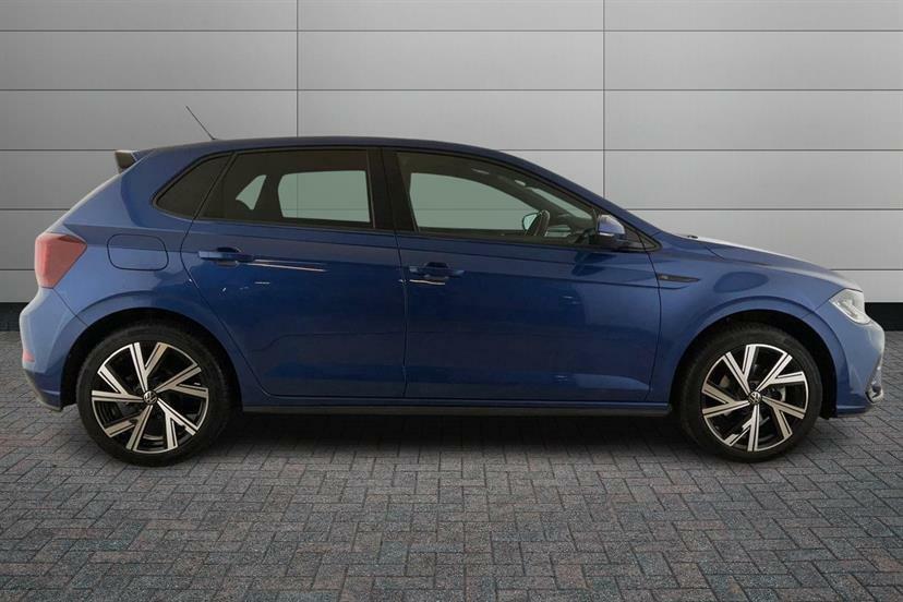 Volkswagen Polo 1.0 Tsi 110 R-line Dsg DF73JWE Blue #4