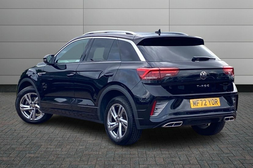 Volkswagen T-Roc 1.5 Tsi R-line Suv Dsg 150 Ps MF72YOR Black #3