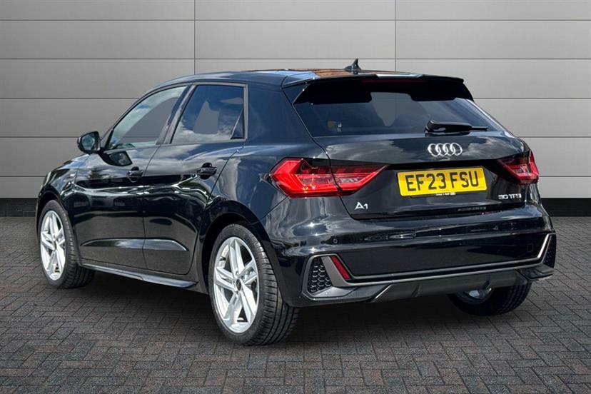 Audi A1 30 Tfsi 110 S Line S Tronic EF23FSU Black #2
