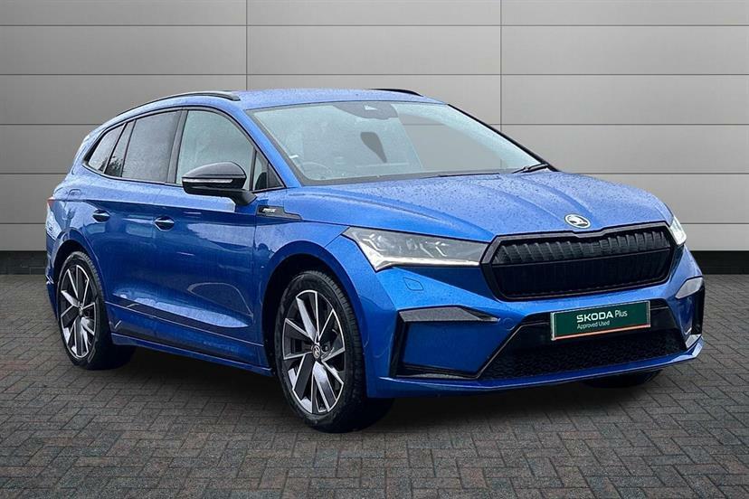 Skoda ENYAQ 195Kw 80X Sportline 82Kwh 4X4 Blue