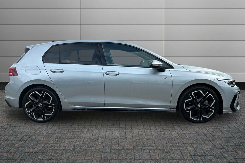 Volkswagen Golf 1.5 Etsi Mhev R-line Hatchback Hybrid D EN75AOV Silver #4