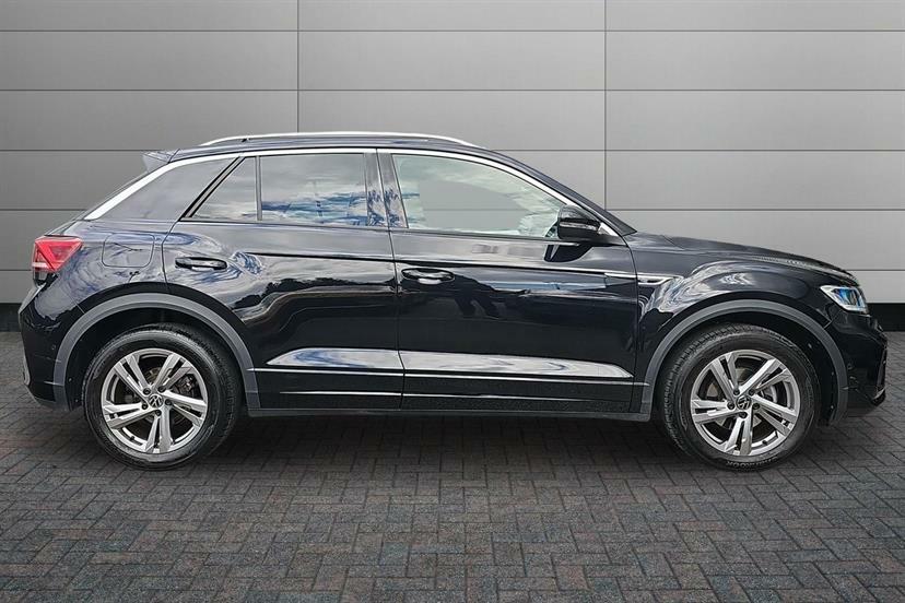 Volkswagen T-Roc 1.5 Tsi R-line Dsg DE75SNK Black #4
