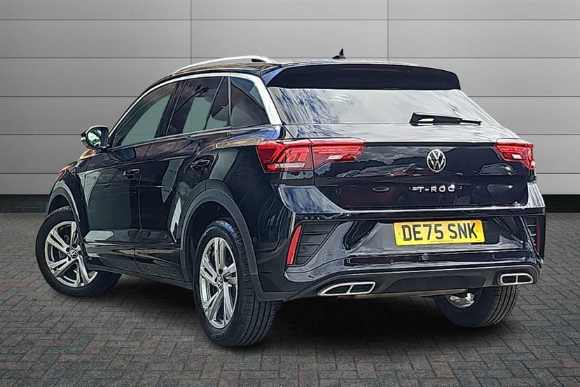 Volkswagen T-Roc 1.5 Tsi R-line Dsg DE75SNK Black #3