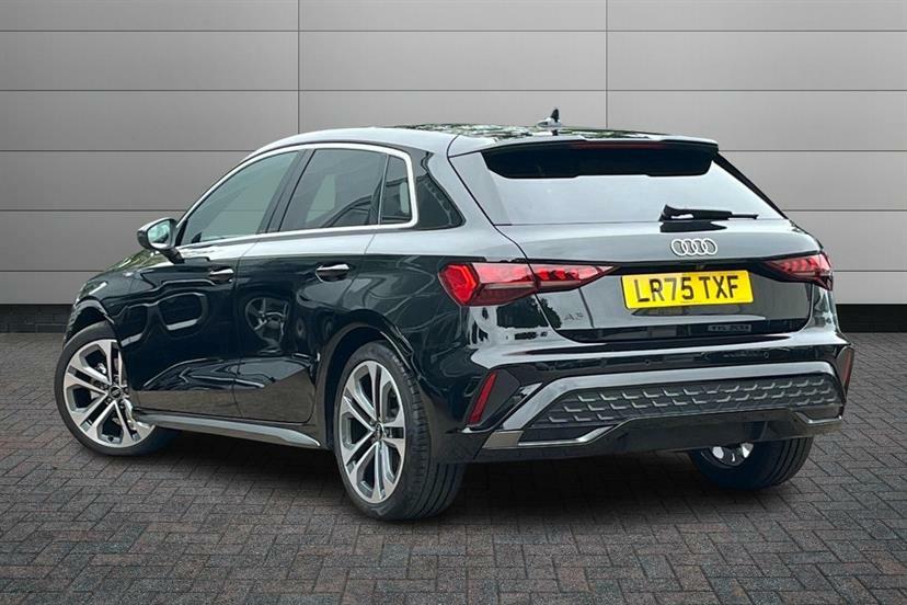 Audi A3 1.5 Tfsi 116 S Line Tech Pack Pro LR75TXF Black #3