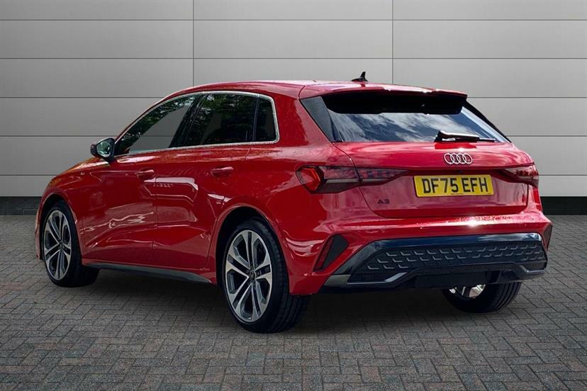 Audi A3 1.5 Tfsi 116 S Line S Tronic DF75EFH Red #3