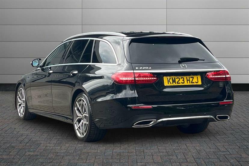 Mercedes-Benz E Class E220d 200 Amg Line Premium 9G-tronic KM23HZJ Black #2
