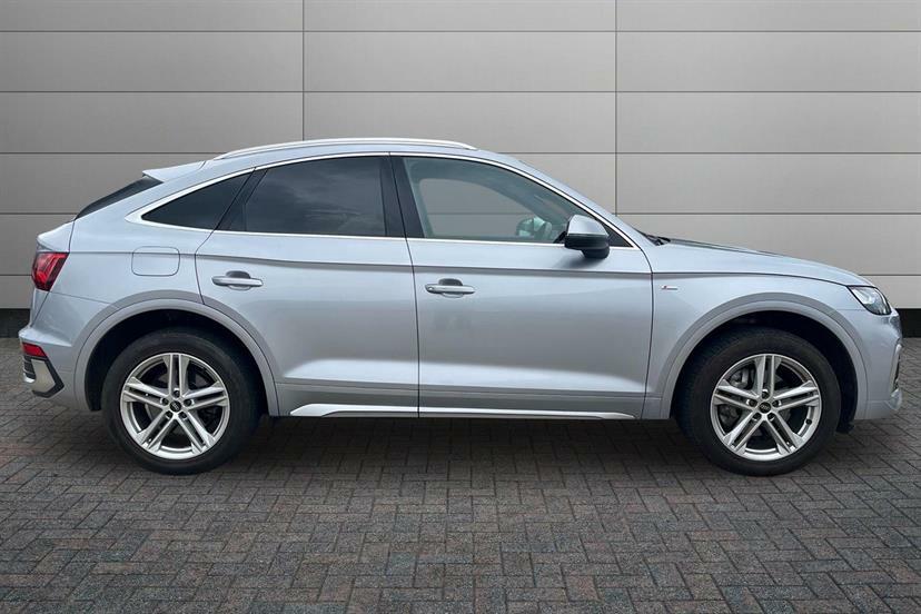 Audi Q5 40 Tdi Quattro S Line S Tronic Cs BL72FXU Silver #4