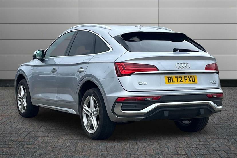 Audi Q5 40 Tdi Quattro S Line S Tronic Cs BL72FXU Silver #3