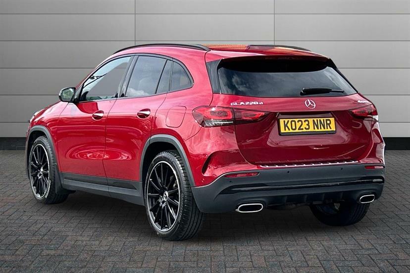 Mercedes-Benz GLA Class 220D 4Matic Amg Line Prem Night Ed KO23NNR Red #2