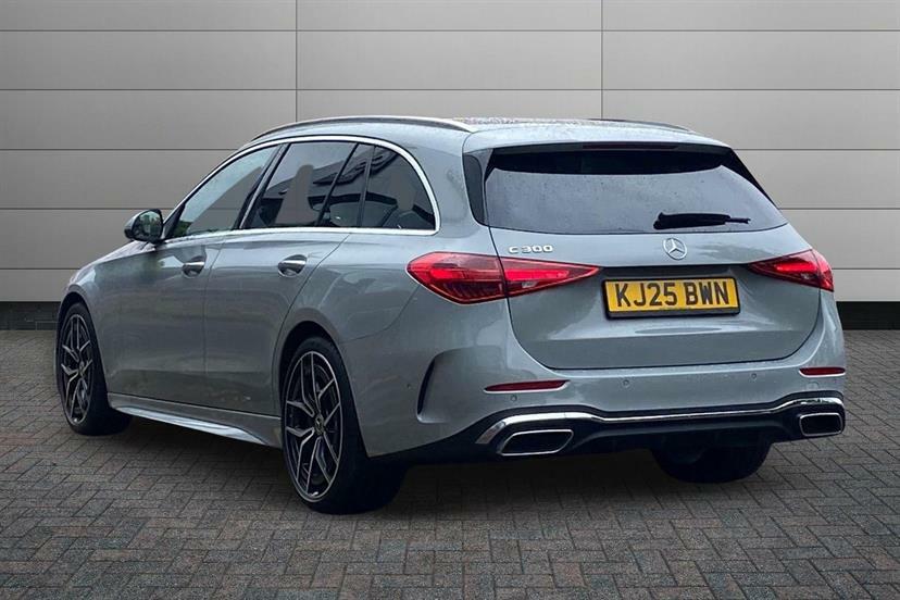 Mercedes-Benz C Class C300 Amg Line Premium 9G-tronic Grey #2