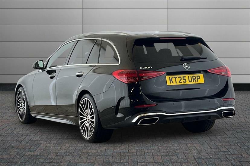 Mercedes-Benz C Class C200 Amg Line Premium Plus 9G-tronic Black #2
