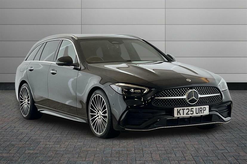 Mercedes-Benz C Class C200 Amg Line Premium Plus 9G-tronic Black