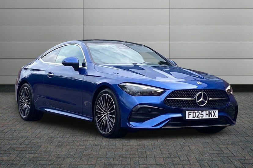 Mercedes-Benz CLE Class 2.0 Cle300h Mhev Amg Line Premium Coupe Petr FD25HNX Blue