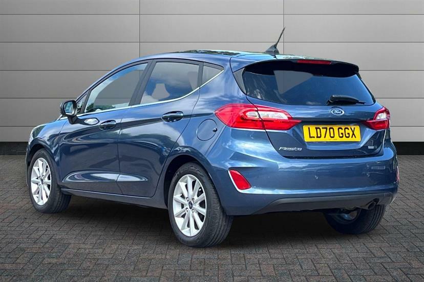 Ford Fiesta 1.0 Ecoboost Hybrid Mhev 125 Titanium LD70GGX Blue #3