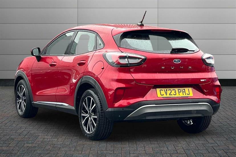 Ford Puma 1.0 Ecoboost Hybrid Mhev 155 Titanium CV23PHJ Red #3