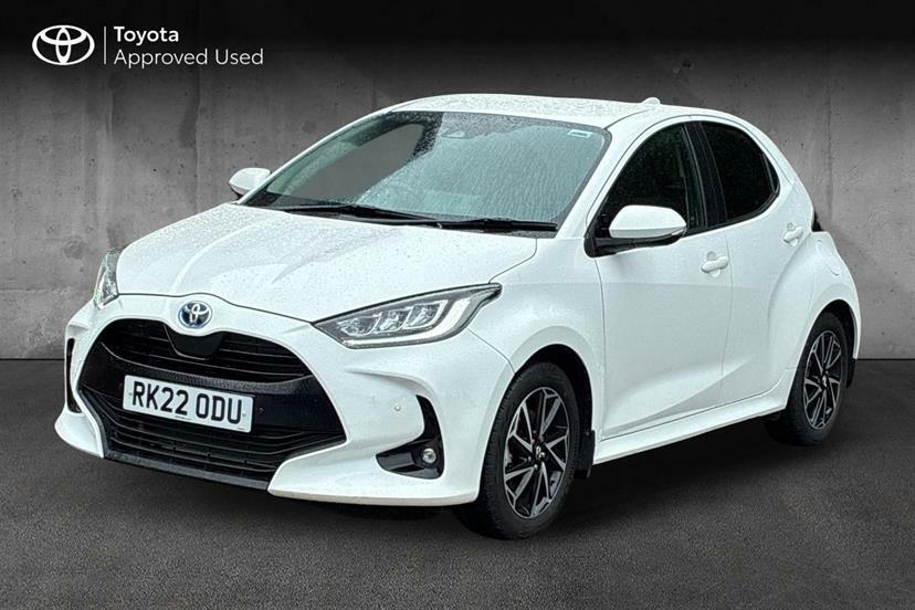Toyota Yaris 1.5 Hybrid Design Cvt White #3