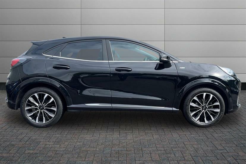 Ford Puma 1.0 Ecoboost Hybrid Mhev St-line Vignale ML23WDK Black #4