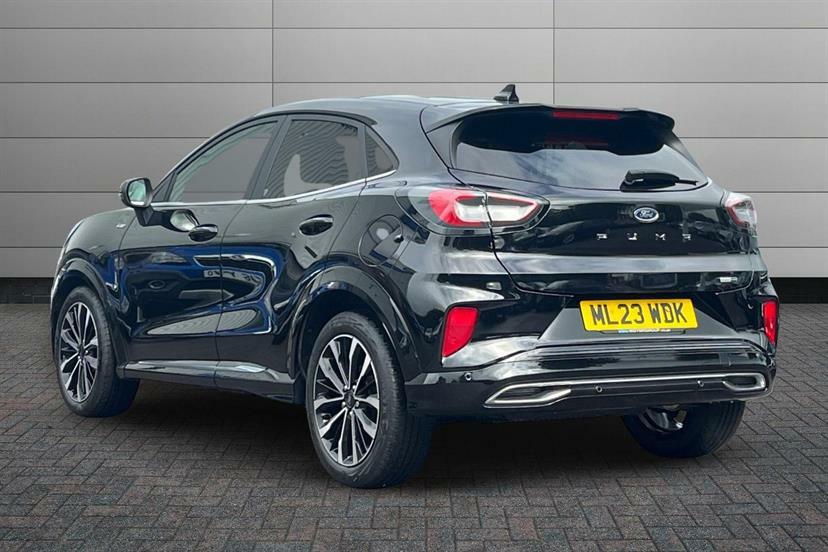 Ford Puma 1.0 Ecoboost Hybrid Mhev St-line Vignale ML23WDK Black #3