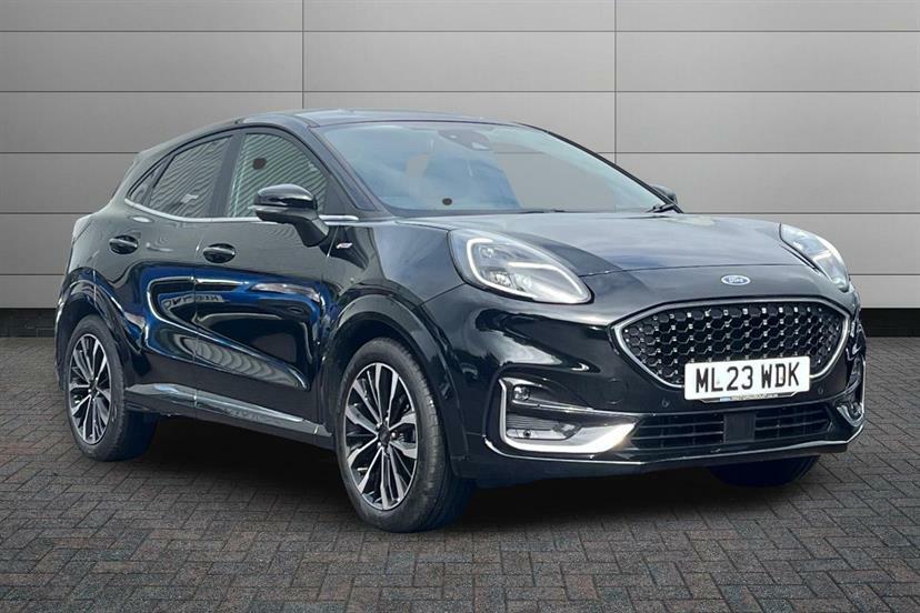 Ford Puma 1.0 Ecoboost Hybrid Mhev St-line Vignale Black