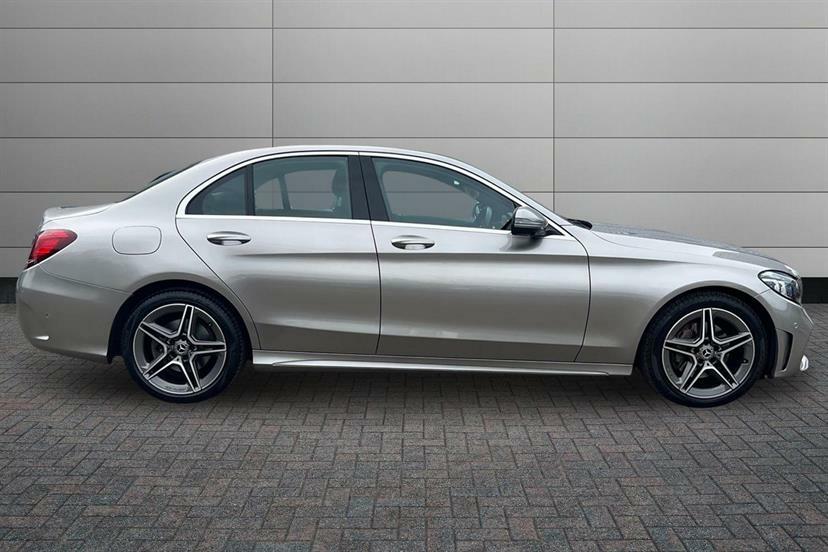 Mercedes-Benz C Class C200 Amg Line Premium Plus 9G-tronic Silver #3