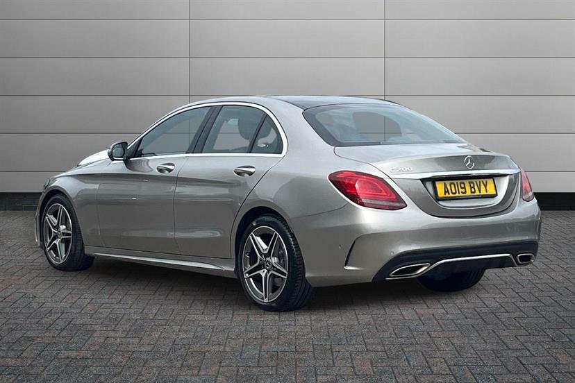 Mercedes-Benz C Class C200 Amg Line Premium Plus 9G-tronic Silver #2