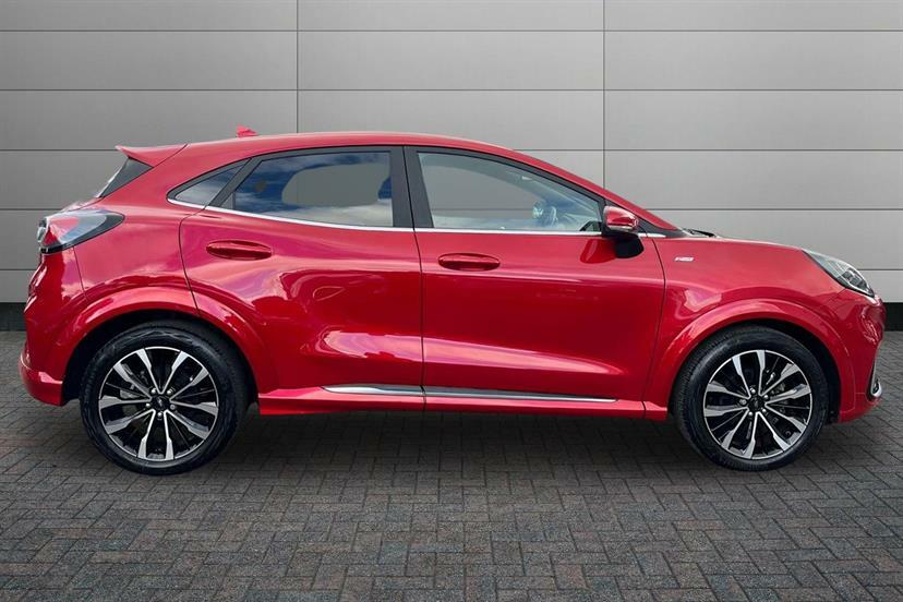 Ford Puma 1.0 Ecoboost Hybr Mhev 155 St-line Vignale Dct HD23RZA Red #4