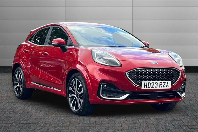 Ford Puma 1.0 Ecoboost Hybr Mhev 155 St-line Vignale Dct Red